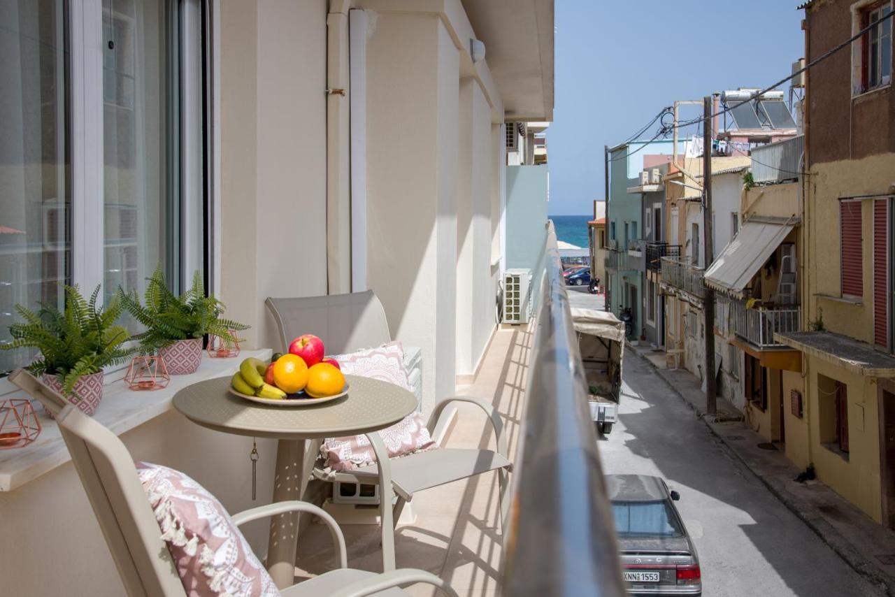 Center Manolia Dream 3 Bedroom Apartment 100M Away From The Beach Chania  Exterior foto