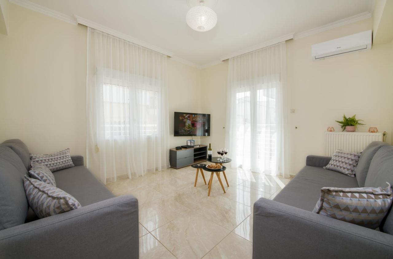 Center Manolia Dream 3 Bedroom Apartment 100M Away From The Beach Chania  Exterior foto