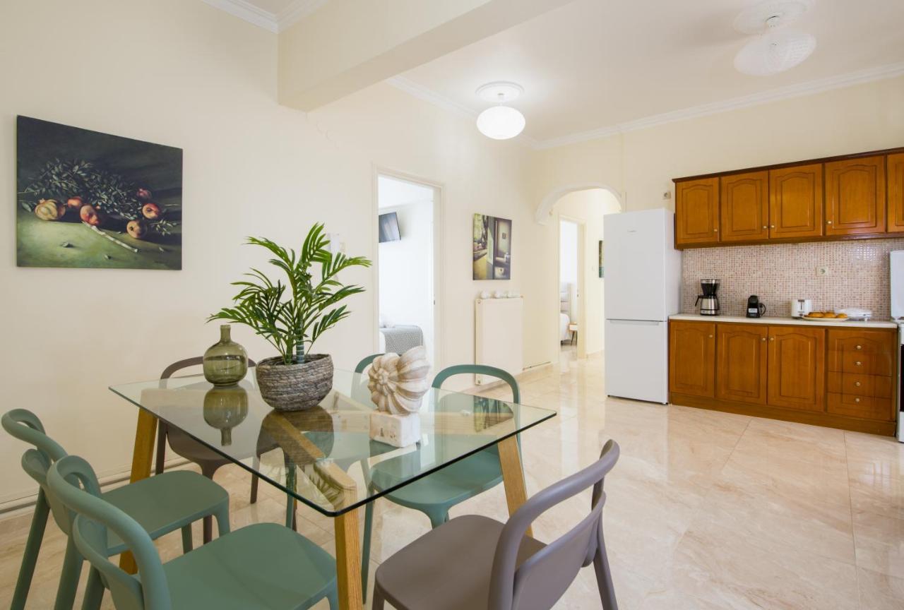 Center Manolia Dream 3 Bedroom Apartment 100M Away From The Beach Chania  Exterior foto